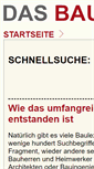 Mobile Screenshot of das-baulexikon.de